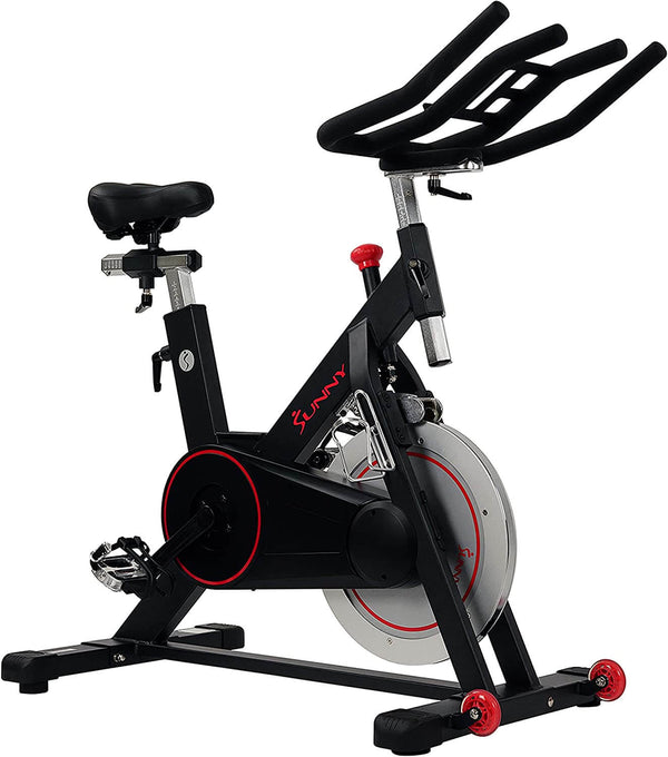 Sunny Health &amp; Fitness Magnetic Belt Drive Indoor Cycling Bike
